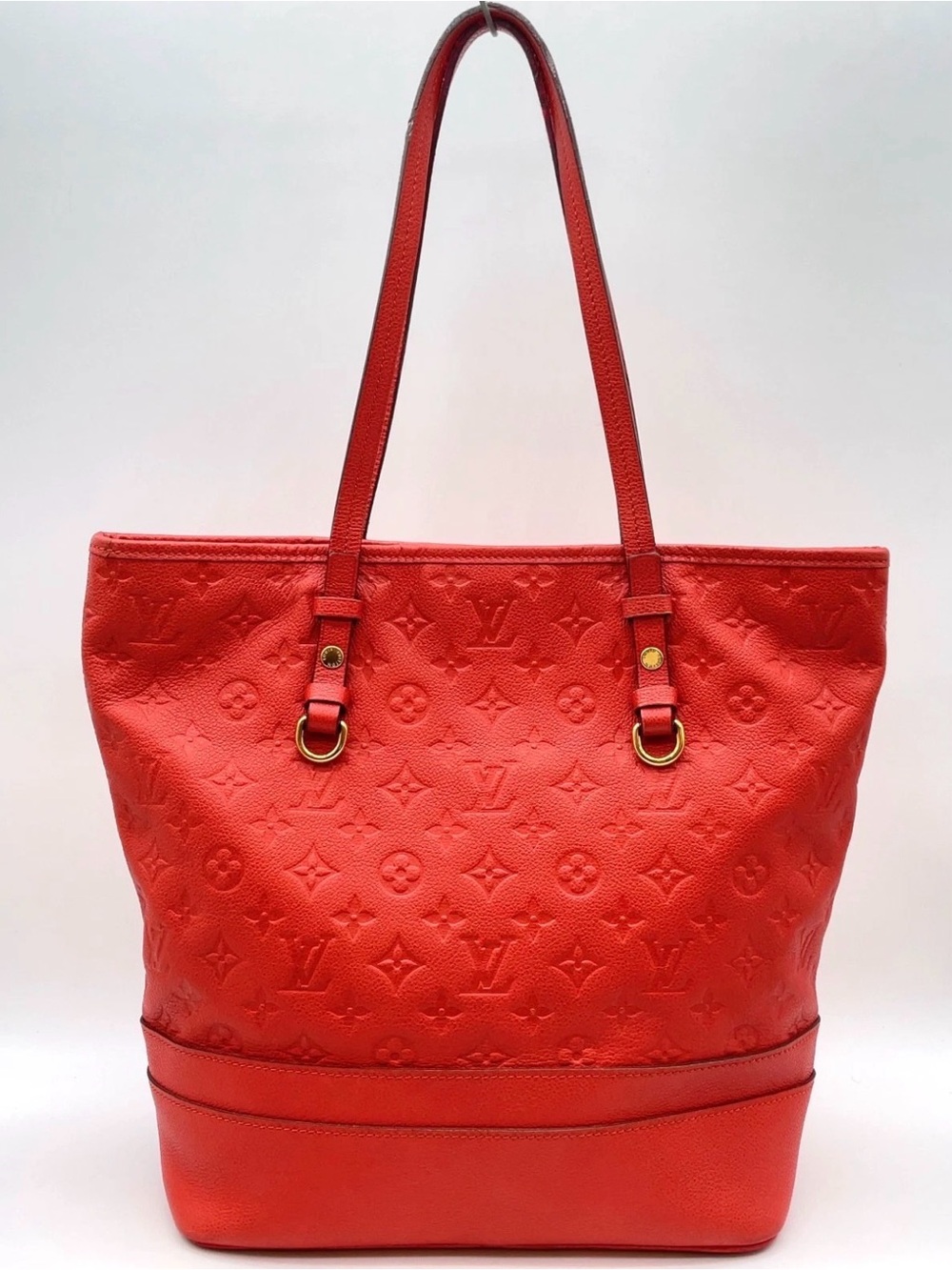 Louis Vuitton Citadine PM Red Monogram Empreinte Leather Tote - Picture 6 of 14